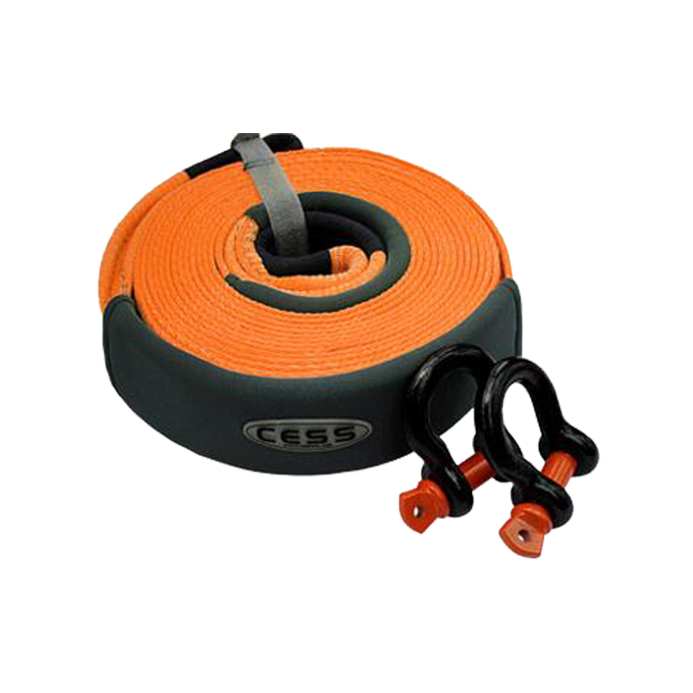 Kinetic Recovery Rope 30Ft - 2개의 후크가 있는 15톤 30피트 복구