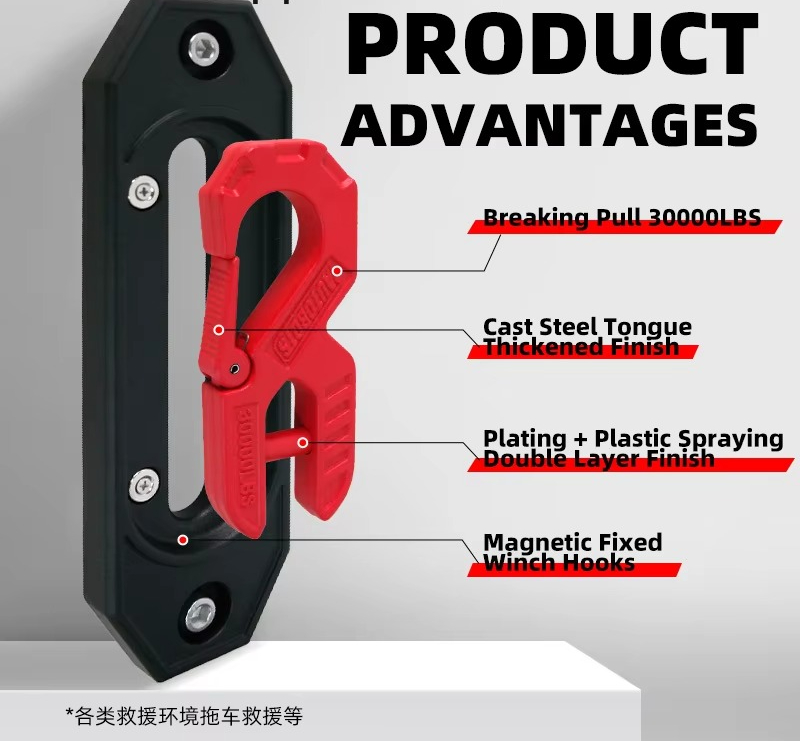 Winch Fairlead Hawse Aluminum - 4륜 구동 오프로드 윈치 롤러 가이드