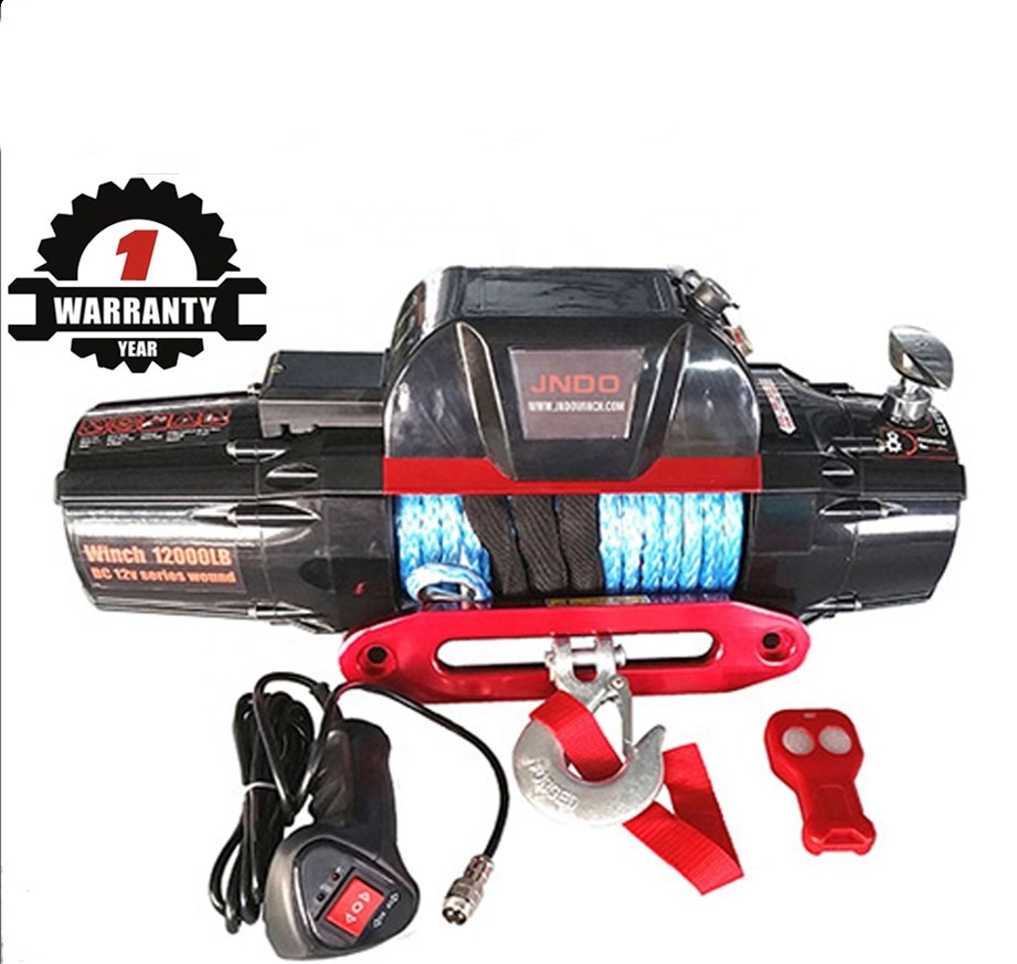 Winch 12000Lb Synthetic Rope - 12000lb IP67 풀 윈치 12V 합성