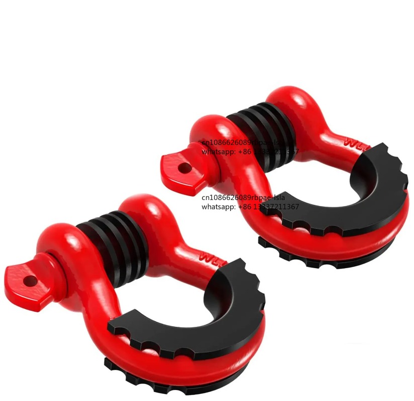 D Ring Shackle 3/4 - 2개 1세트, 3/4인치 U자형, 고강도 단조