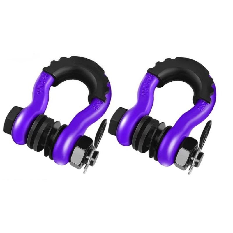 D Ring Shackle 3/4 - 2개입 스내치 블록, 4.7톤, 3/4인치 D형