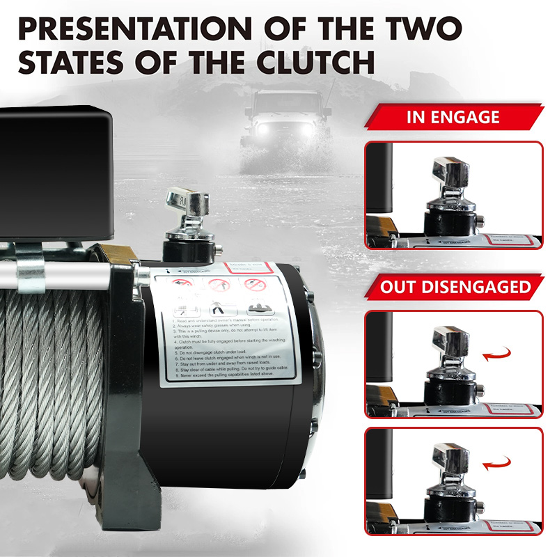 원격 제어 오프로드 복구 윈치, 합성 로프 포함 950 - Winch 9500Lb Electric 12V 리뷰 및 가격